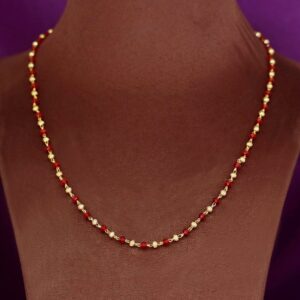 Jeena Beaded Golden Ball Neckpiece