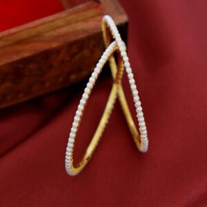 Dhanya Pearl Bangle (Set Of 2)