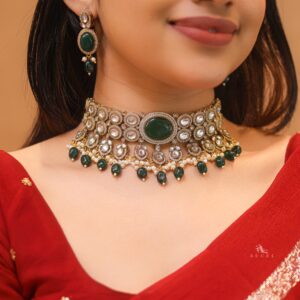 Premium Pratibha Bridal Choker With Earring