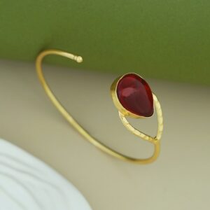 Madhurima Golden Glossy Drop Bangle