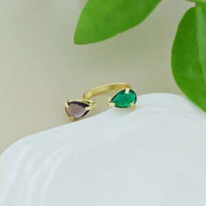 Aniya Dual Glossy Ring