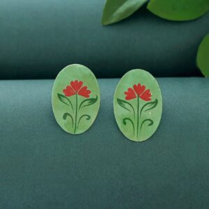 Boliya Hand Painted Glittery Earring