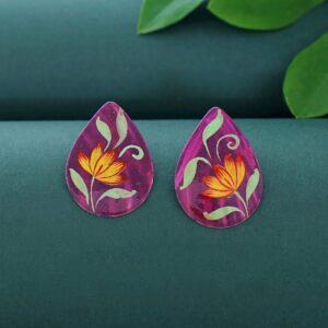 Romy Drop Hand Painted Earring