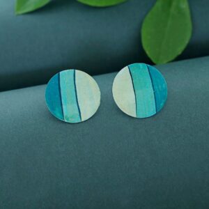 Hayana Circle Hand Painted Earring