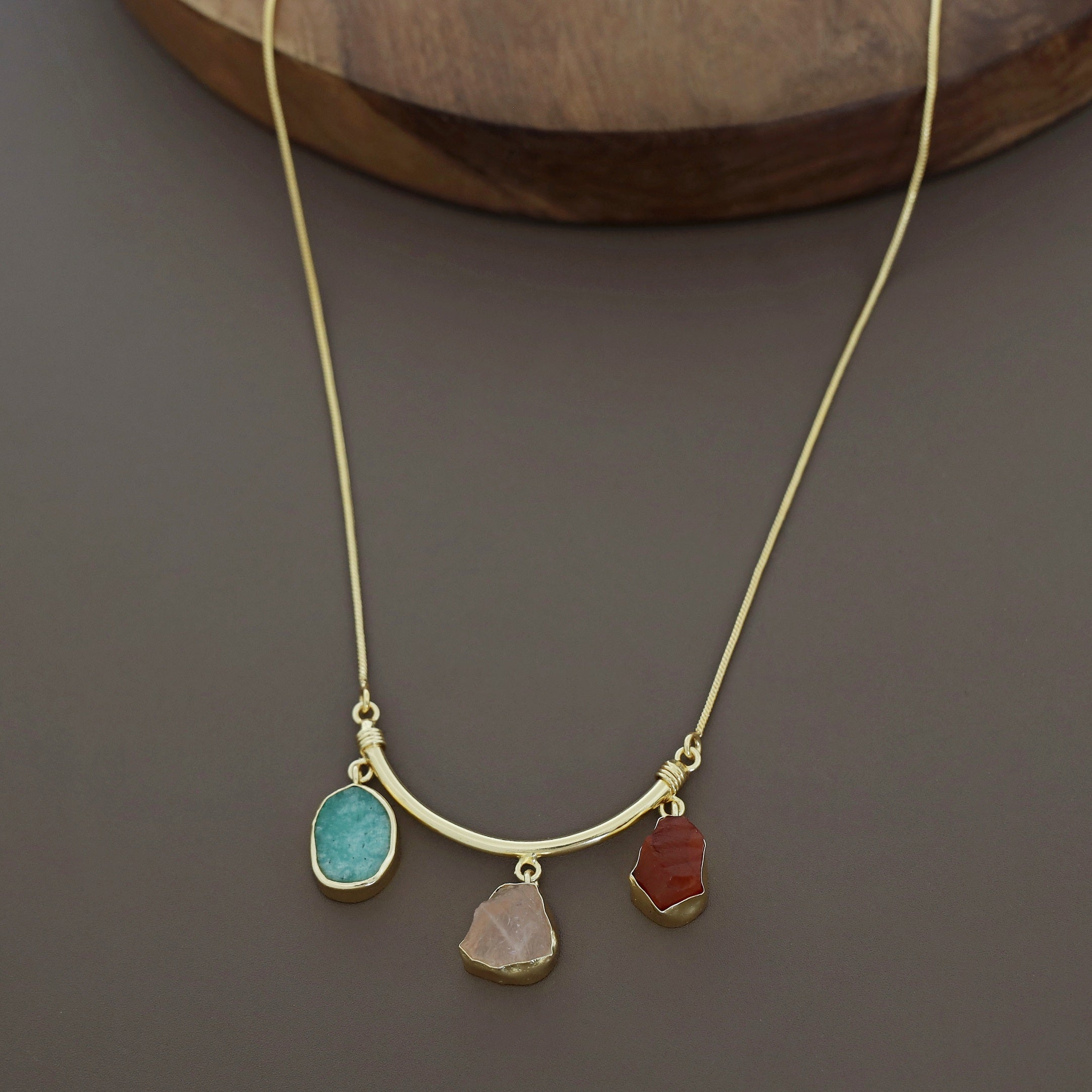 Amba Three Stone Neckpiece - Image 2