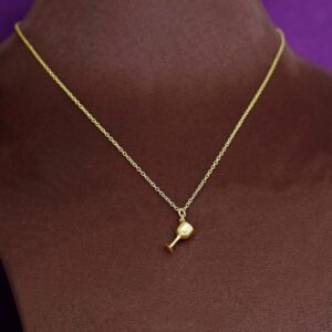 Wine Glass Pendant Neckpiece