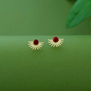 Padmini Half Sun Glossy Earring