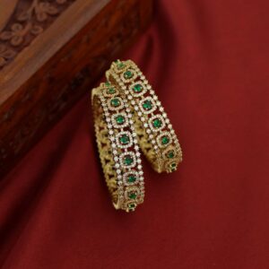 Divyanshi AD Stone Bangle (Set Of 2)