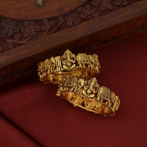 Airavath Vinayaka Openable Bangle (Set Of 2)