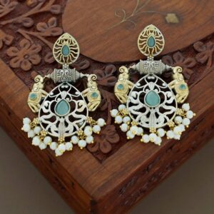 Edwina Twin Airavat Drop Pearl Earring
