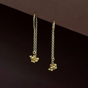 Needle And Thread Golden Bunch Earring