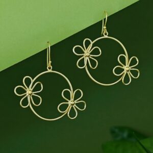 Lilly Golden Circle Dual Flower Drop