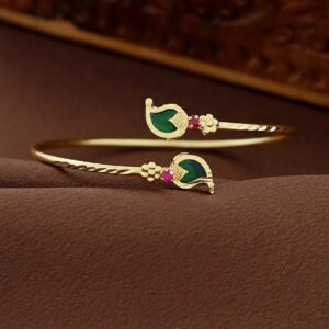 Harshita Golden Palakka Mango Bangle