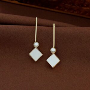 Diana Stick Pearl MOP Earring