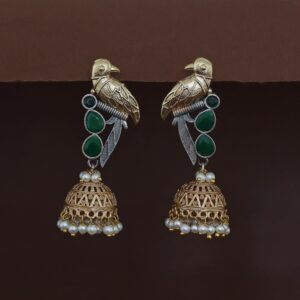 Devanya Falcon Jhumka Pearl Earring
