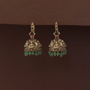 Lakshmi Airavat Beaded Jhumka Drop