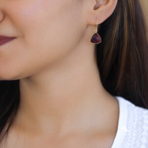 Zelie Triangle Hoop Earring