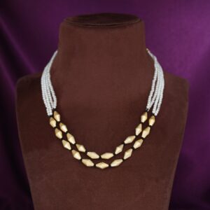 Haadiyaa 2 Layer Pearl Neckpiece