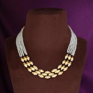 Haadiyaa 3 Layer Pearl Neckpiece