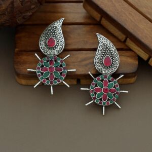 Carolina Flower Inverted Mango Earring