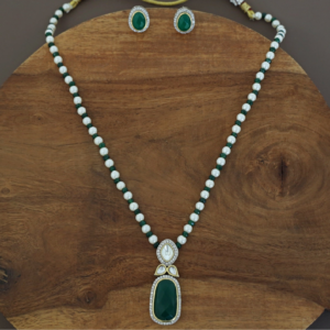 Muhurat Polki Kundan Neckpiece With Earring