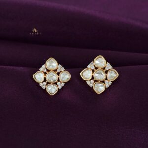 Aadhira Premium Penta Diamond Kundan Earring