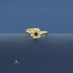 Akshya Golden Flower Ring