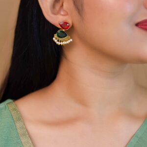 Glossy Rooster Earring (Colour Option)