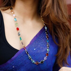 Multicolour Nyra Glossy Neckpiece