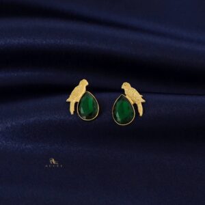 Lorna Glossy Drop Bird Earring