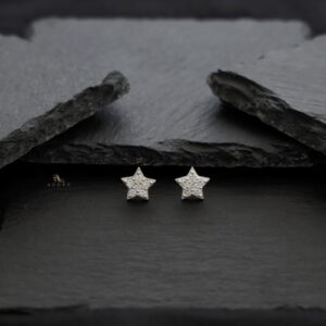 Silver Star Stud - 925 Sterling Silver