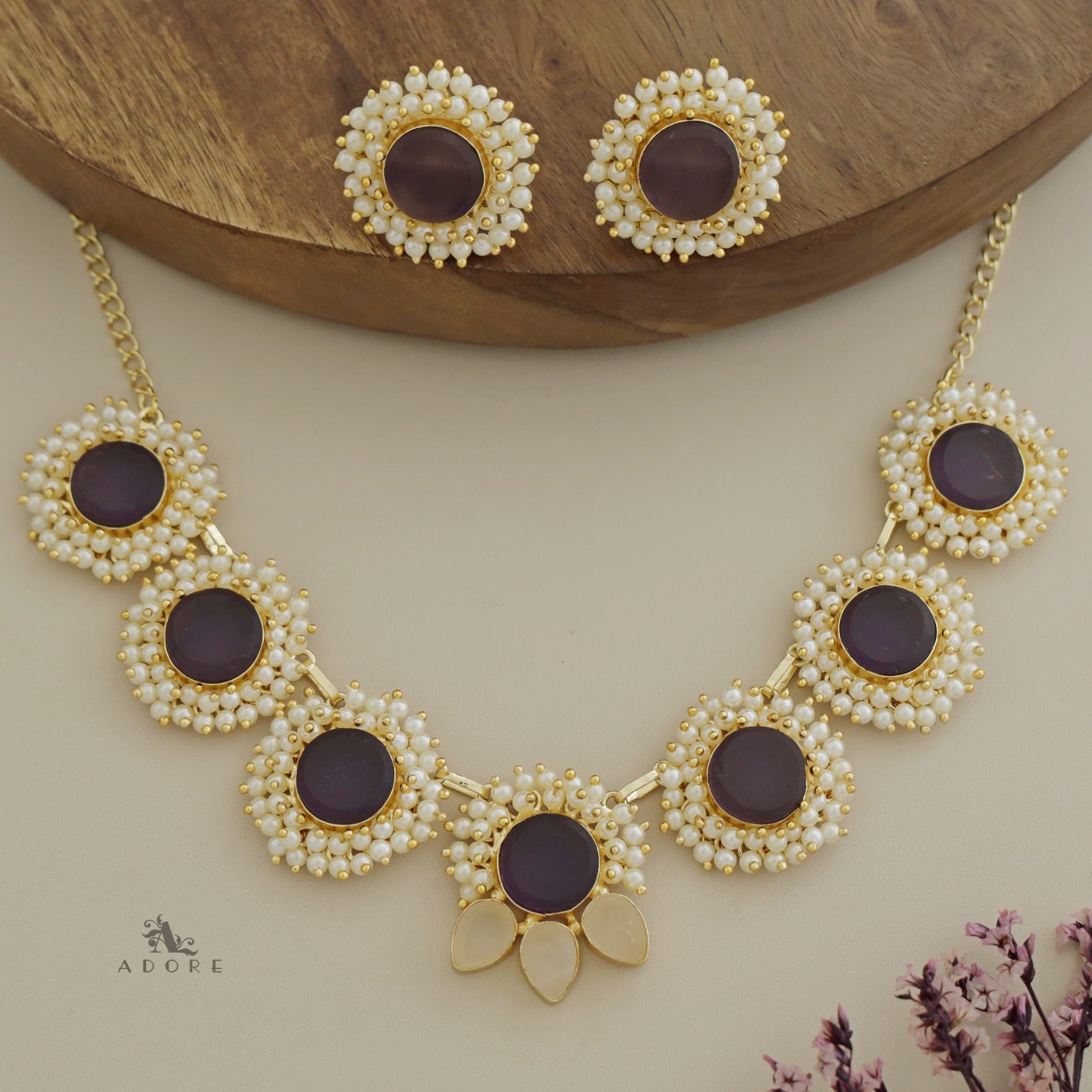 Centric Full Pearl Neckpiece - Image 36