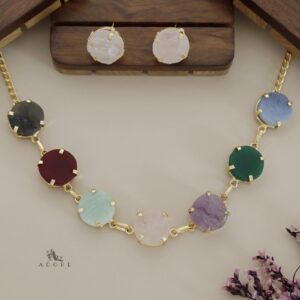 Dhokshi Choker/ Short Necklace With Stud