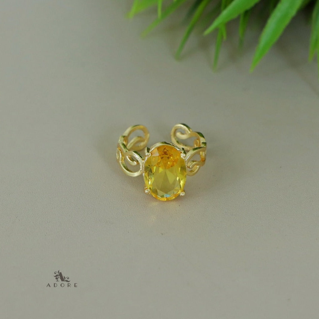 Curly Adjustable Rings (Colour Options)