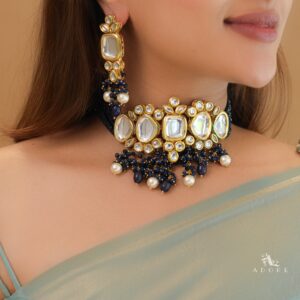 Abhigna Kundan Choker With Earring