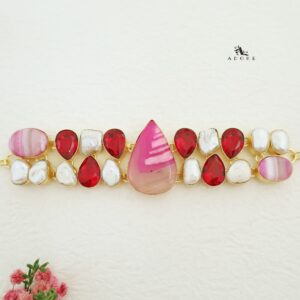 Valkyrie Glossy + Baroque Stone Choker