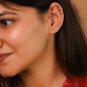 Kaira Golden Ear-Cuff (Set Of 2)