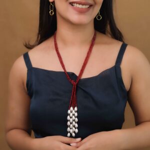 Serena Beaded Pearl 2 In 1 Neckpiece