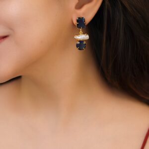 Hanita Baroque + Glossy Earring