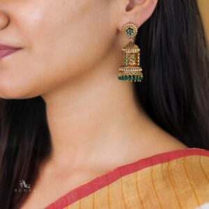 Darshika Temple Prathishta Jhumka