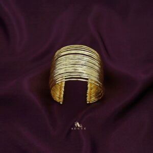 Golden Esty Hammered 24 Layer Bangle