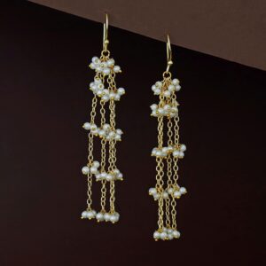 Jessie Tetra Chainy Cluster Pearl Drop