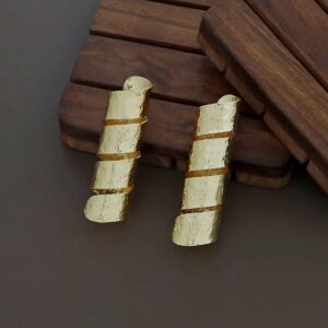 Amaia Textured Spiral Earring