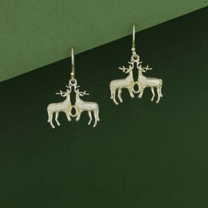 Keesha Golden Dual Deer Drop