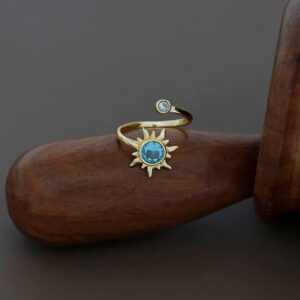 Golden Sun Glossy Ring