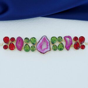 Aira Agate + Glossy Stone Choker