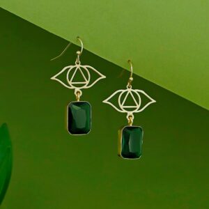 Harvi Golden Rectangle Glossy Drop