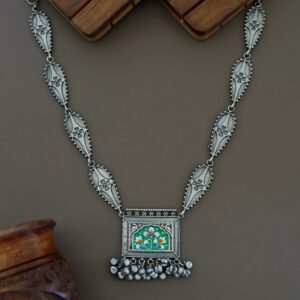 Fariha Antique Hand Painted Ghungroo  Neckpiece