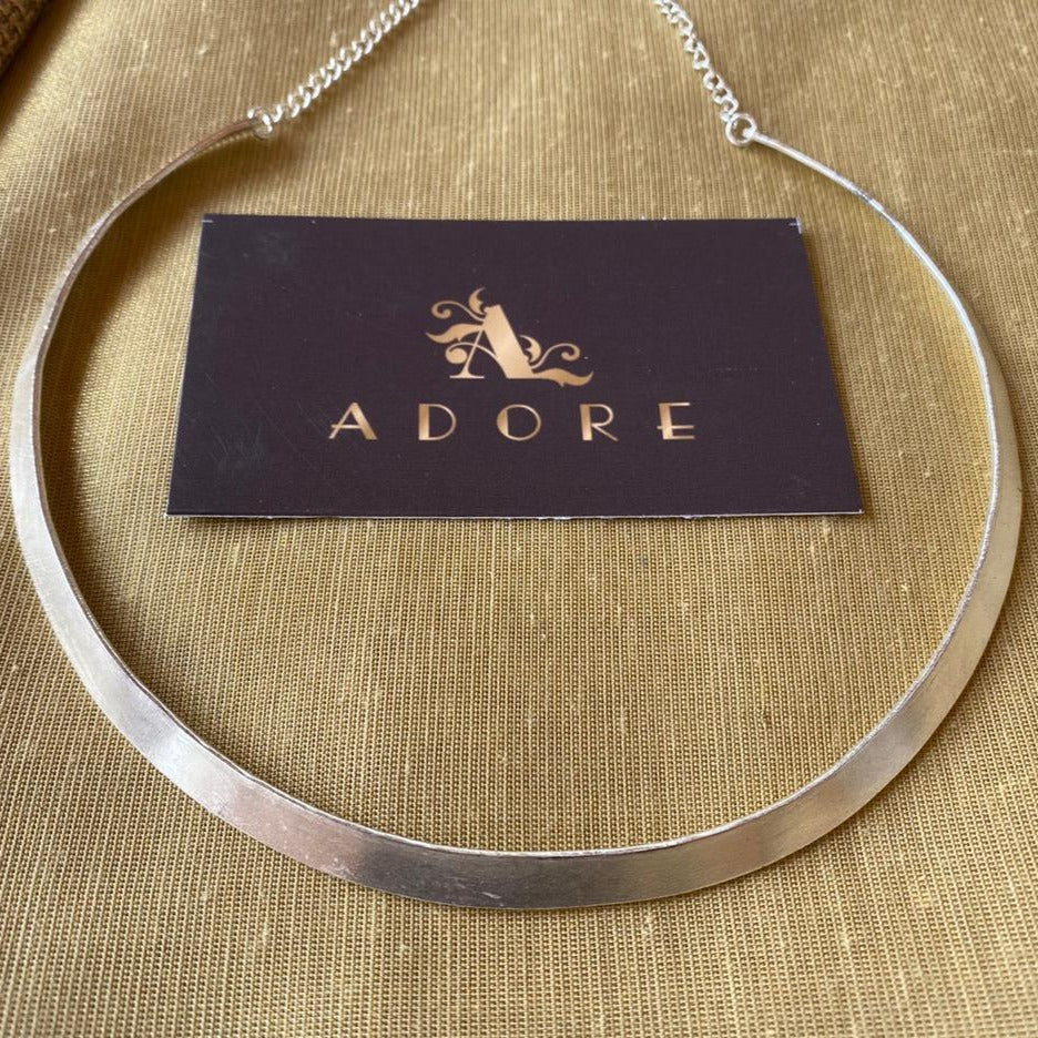 Contemporary Neck Cuffs (Silver) - Image 3