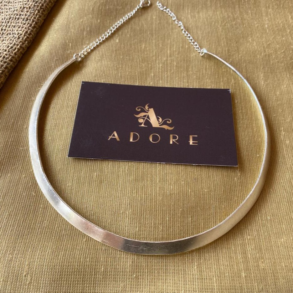 Contemporary Neck Cuffs (Silver) - Image 2